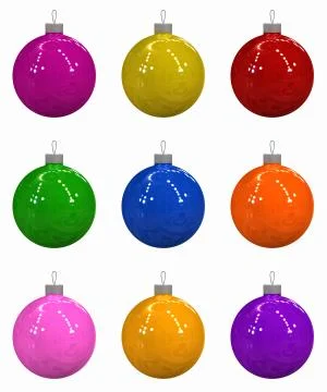 Christmas balls 스톡 일러스트