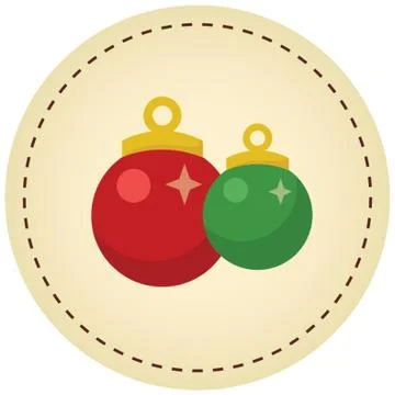 Christmas Balls Illustrazione stock