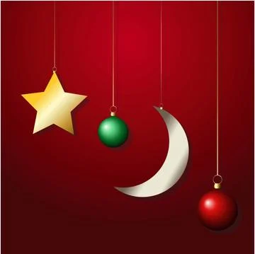 Christmas balls Stock Illustration