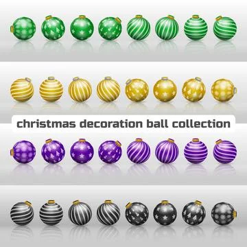 Christmas balls Stock Illustration