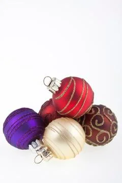 Christmas balls Stock Photos