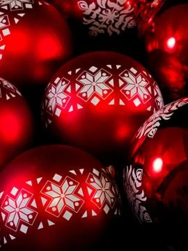 Christmas balls Stock Photos