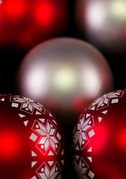 Christmas balls Stock-Fotos