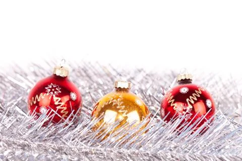 Christmas balls Stock Photos