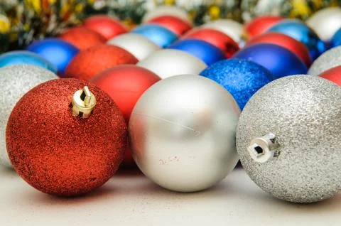 Christmas balls Foto stock