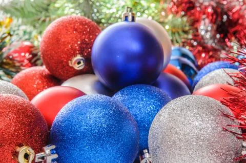 Christmas balls Foto stock