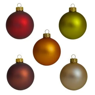 Christmas balls Stock Photos
