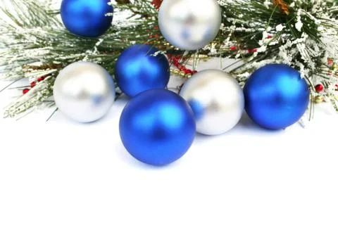 Christmas balls Stock Photos