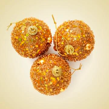 Christmas balls Stock Photos