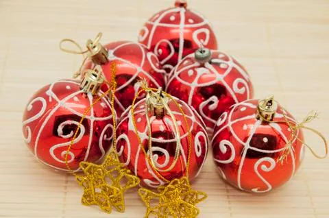Christmas balls Stock Photos