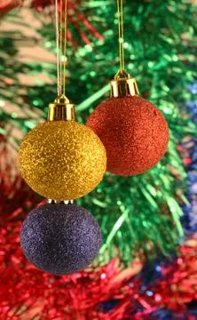 Christmas balls Foto stock