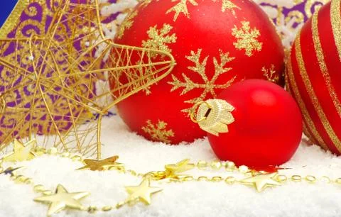 Christmas balls Foto stock