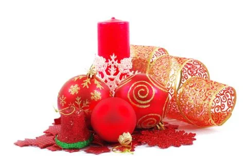 Christmas balls Stock Photos