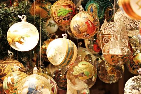 Christmas balls Stock Photos