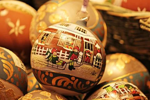 Christmas balls Stock Photos