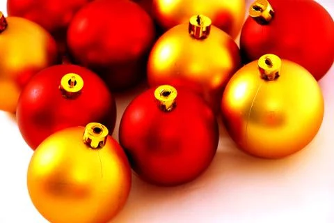 Christmas balls Stock Photos