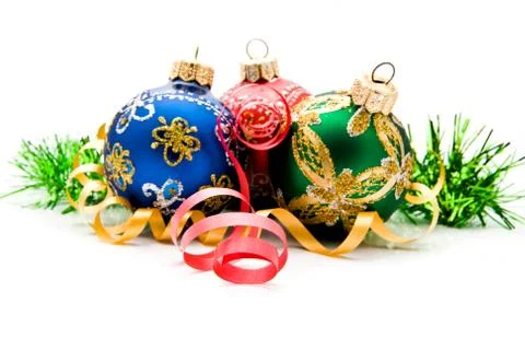 Christmas balls Stock Photos