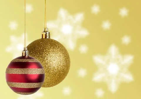Christmas balls Stock Photos