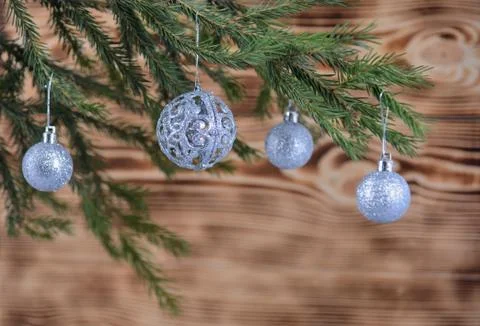 Christmas balls Stock Photos