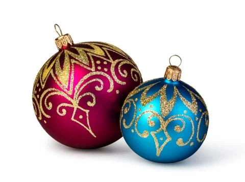 Christmas balls Stock Photos