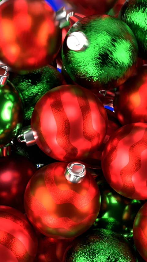 Christmas balls transition Stock-Footage 292288895
