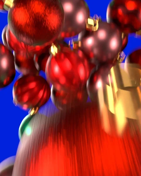 Christmas balls transition Video stock 292290660