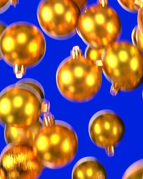 Christmas balls transition Stock Footage 292290749