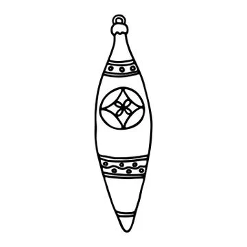 Christmas balls on white background. Vector illustration Illustrazione stock