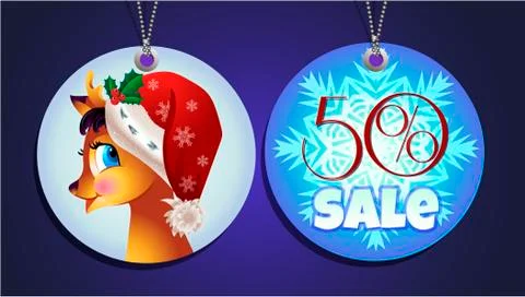 Christmas banner Illustrazione stock