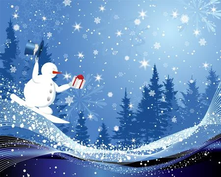 Christmas Banner Stock Illustration