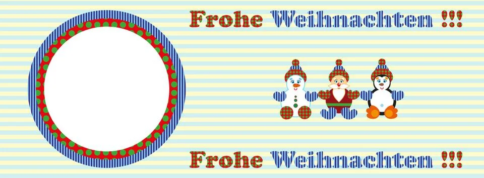 Christmas banner, vector template. Stock Illustration