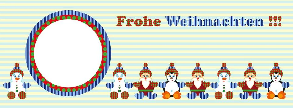 Christmas banner, vector template. Stock Illustration