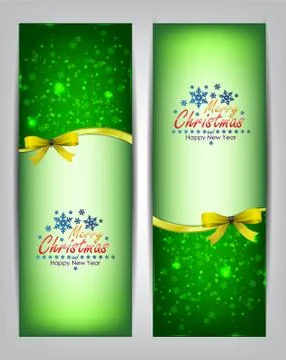 Christmas banners 스톡 일러스트