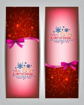 Christmas banners 스톡 일러스트
