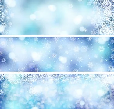 Christmas banners Illustrazione stock