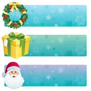 Christmas Banners Stock Illustration