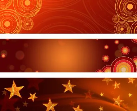 Christmas banners Stock Illustration