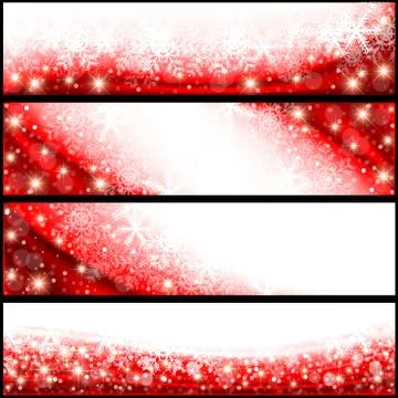 Christmas Banners Stock Illustration