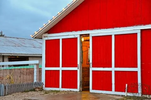 Christmas Barn Stock Photos