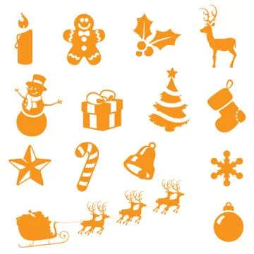 Christmas basics Illustrazione stock