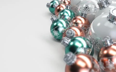 Christmas Baubels Stock Illustration