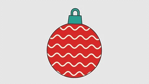 Christmas bauble Stock Footage 340337917