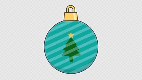 Christmas bauble Stock Footage 340338041