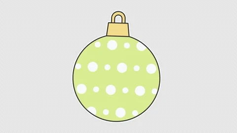 Christmas bauble Stock Footage 340338782