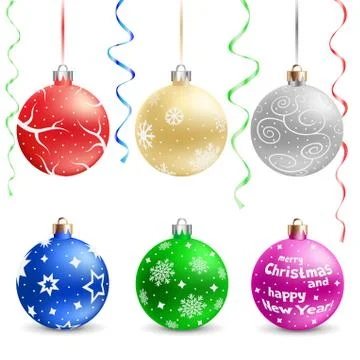Christmas bauble Stock Illustration
