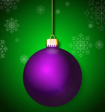 Christmas bauble Stock Illustration