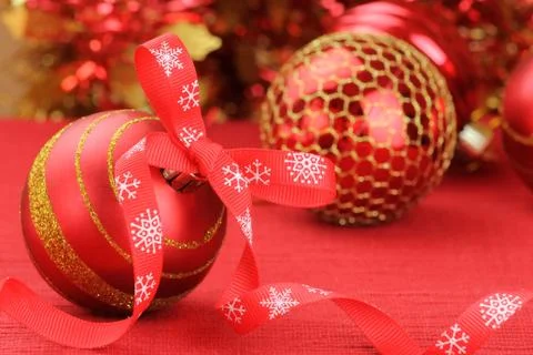 Christmas bauble Stock Photos