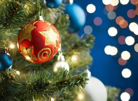 Christmas bauble Stock Photos