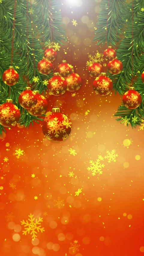 Christmas Baubles 2 Stock Footage 286132715