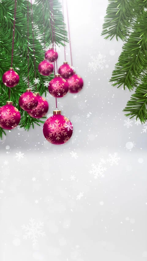 Christmas Baubles 6 Stock Footage 286132826